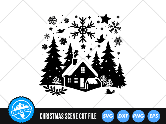 Download Christmas Scene SVG | Merry Christmas - Christmas scene svg Collection