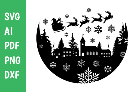 Download Christmas Scene Svg - Christmas scene svg Collection
