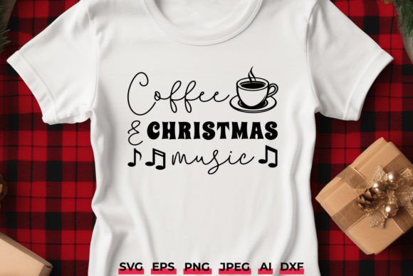 Download Coffee and Christmas Music SVG - Christmas music Collection