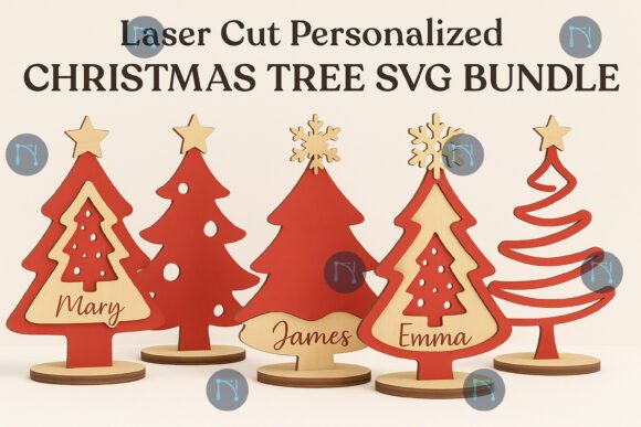 Download Personalized Christmas Tree SVG Bundle - Christmas tree svg bundle Collection