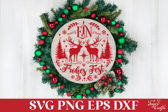 Download Ein Frohes Fest Girlande Plotter - Premium Bundle