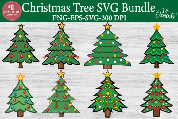 Download 16 Christmas Tree SVG Bundle - Christmas tree svg bundle Collection