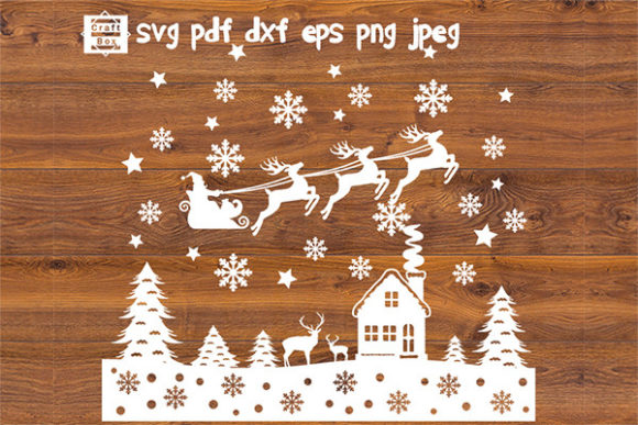 Download Winter Scene Svg, Christmas Scene Svg - Premium Resources