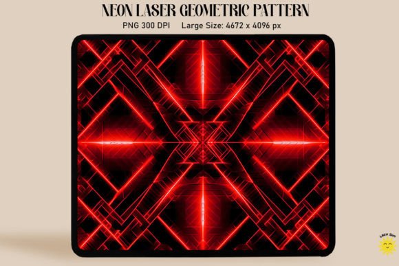 Download Neon Vibrant Red Laser Pattern - Laser pattern Collection