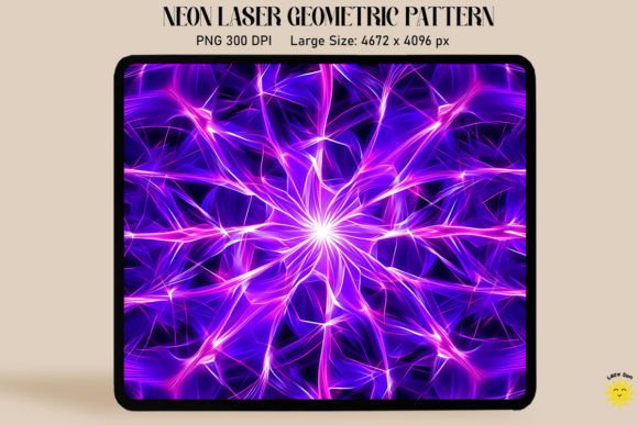 Download Neon Vibrant Purple Laser Pattern - Laser pattern Collection