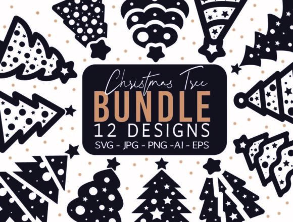 Download Hand Drawn Christmas Tree SVG Bundle - Christmas tree svg bundle Collection