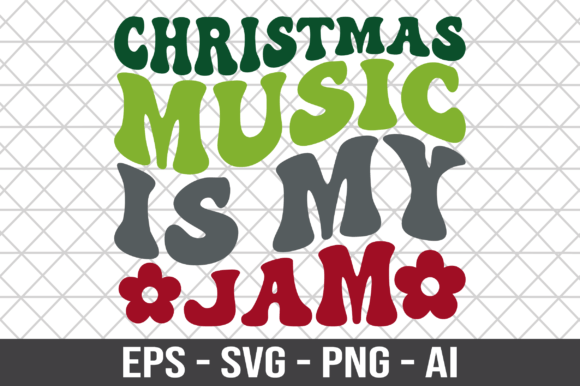 Download Christmas Music is My Jam Retro SVG - Christmas music Collection